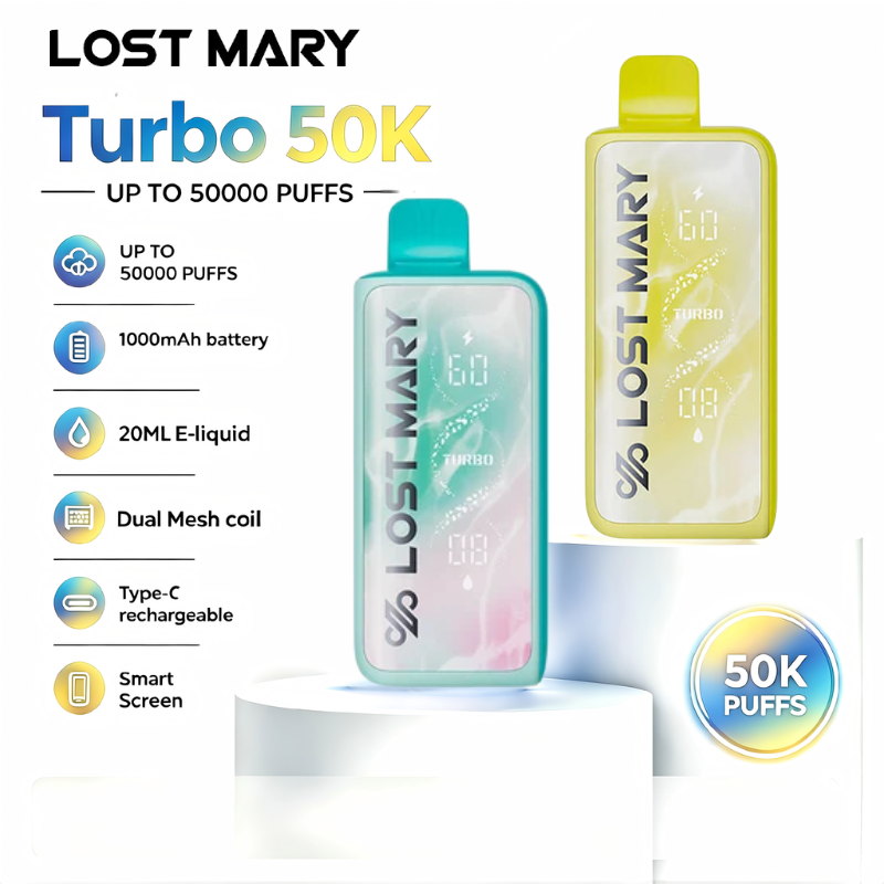 LOST MARY Turbo 50000 Puffs Vape Desechable España