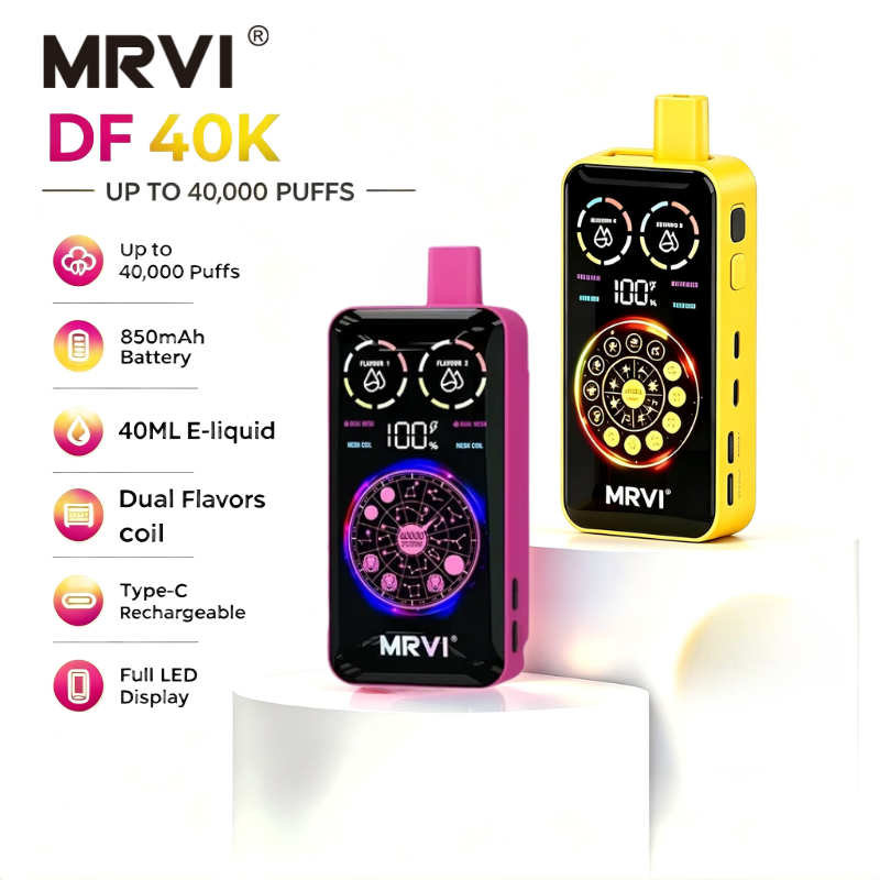 MRVI DF 40000 40K Vape Desechable de Doble Sabor