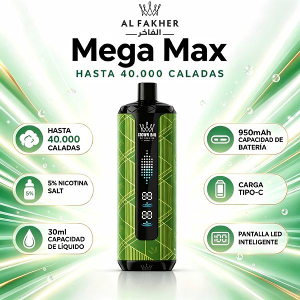 Al Fakher Mega Max 40000 Puffs Vape Desechable