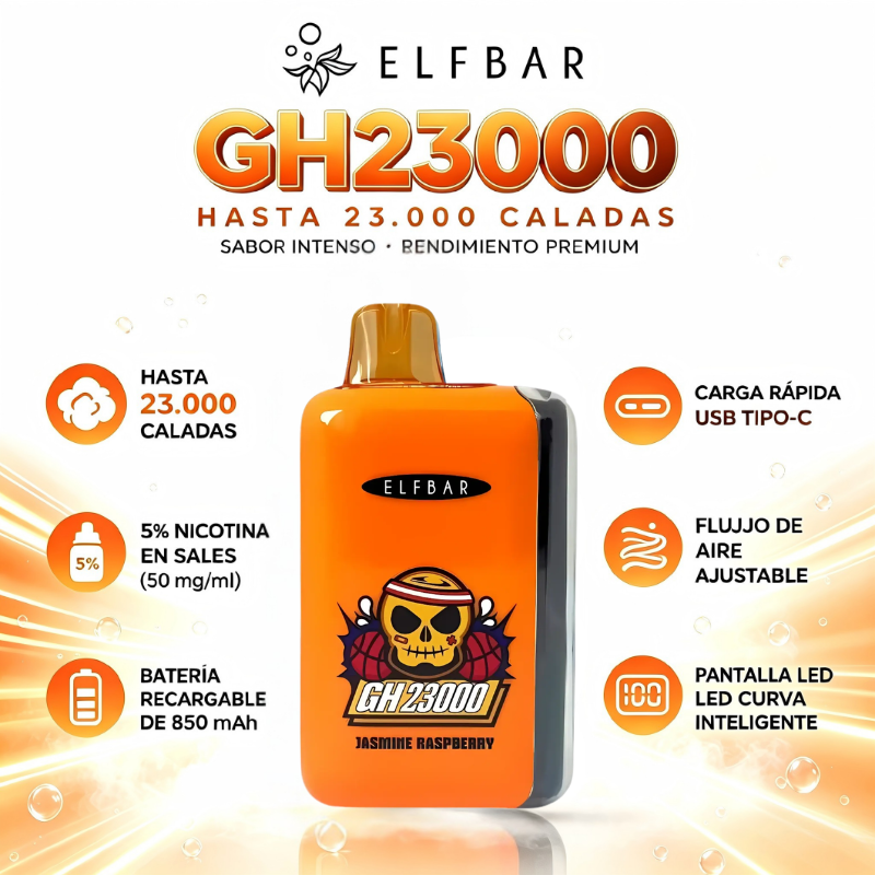 ELF BAR GH23000 23000 Puffs Vape Desechable