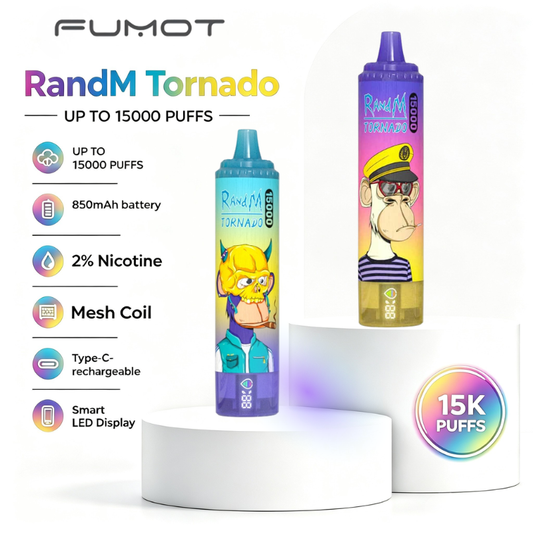 FUMOT RandM Tornado 15000 Puffs Disposable Vape