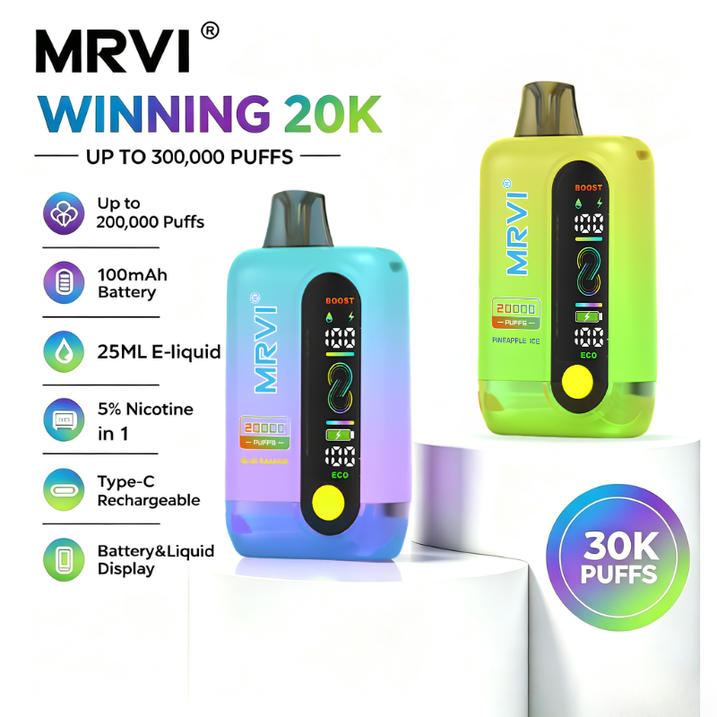 MRVI 20000 inhalaciones vape shop almacén de la UE cigarrillo electrónico