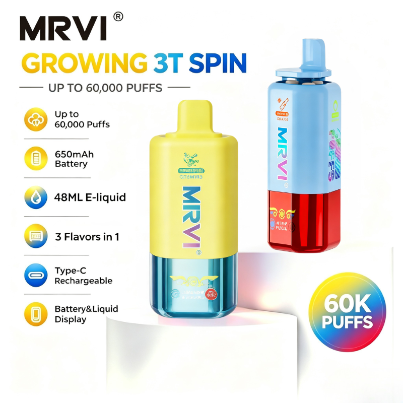 MRVI GROWING 60K 3T SPIN Vape Desechable- buy vape online spain