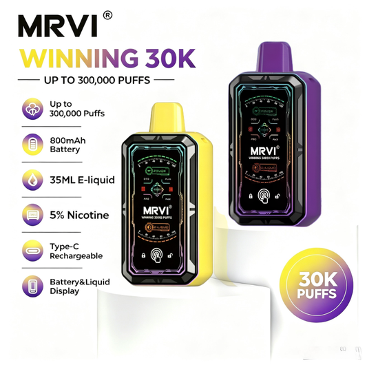 MRVI 30K WINNING 30000 Puffs Vaporizador Desechable