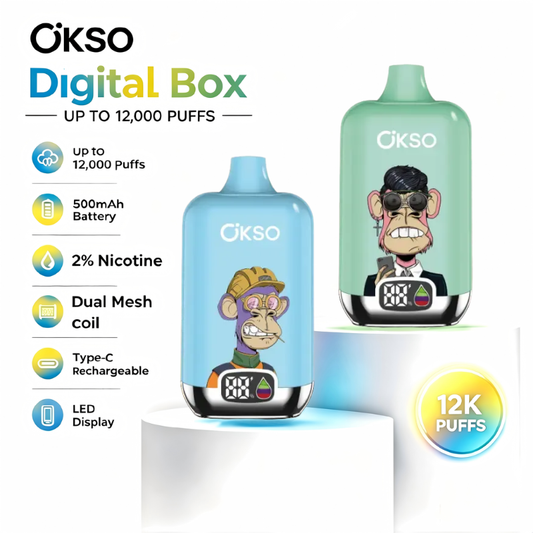 OKSO Digital Box 12000 puffs disposable vape