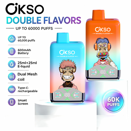 OKSO Double Flavor 60K Vape Desechable España